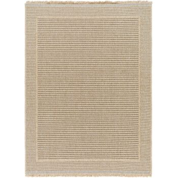 Alfombra Exterior/interior Efecto Yute Beige/negro 120x170cm Penny