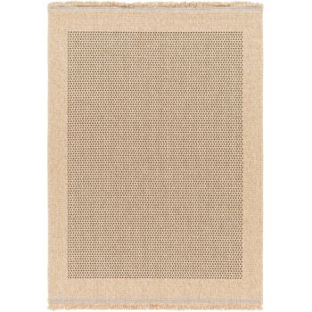 Alfombra Exterior/interior Efecto Yute Beige/negro 160x213cm Penny