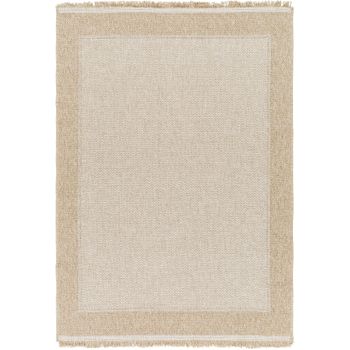 Alfombra Exterior/interior Efecto Yute Beige 120x170cm Nikki