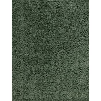 Alfombra Shaggy Moderna Verde 160x213cm Soso