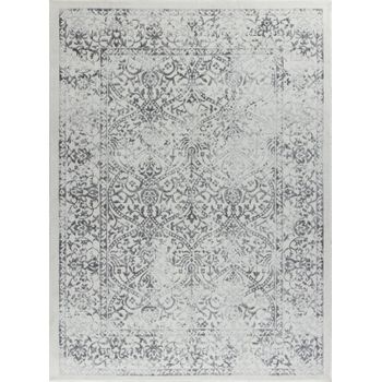 Alfombra Lavable en Lavadora - Vintage Oriental - ELSA - 160 x 213 cm -  Marfil y Marrón