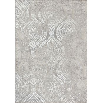 Alfombra Vintage Oriental Blanco/gris 120x170 Cm - Diseño Ingrid