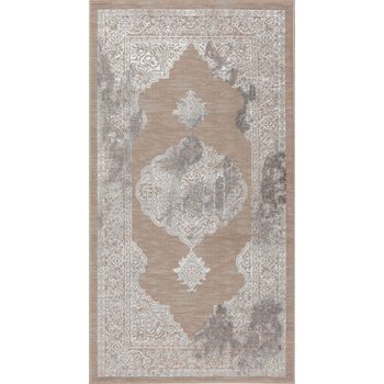 Alfombra Vintage Oriental Beige/blanco 80x150cm Azra