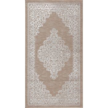 Alfombra Vintage Oriental Beige/blanco 80x150cm Elin