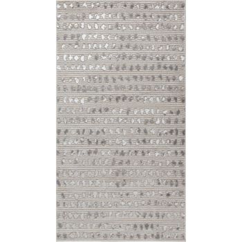 Alfombra Escandinava Lunares Beige/blanco 80x150cm Valkiria