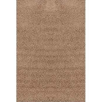 Alfombra Shaggy Unicolor Chic Beige Oscuro 200x290 Cm - Diseño Lilly