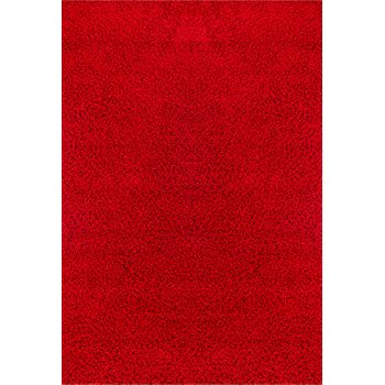 Alfombra Shaggy Unicolor Chic Rojo 160x220 Cm - Diseño Lilly