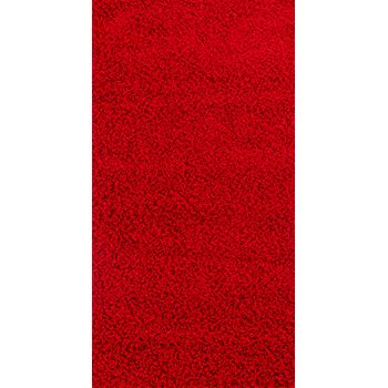 Alfombra Shaggy Moderna Rojo 80x150cm Lilly