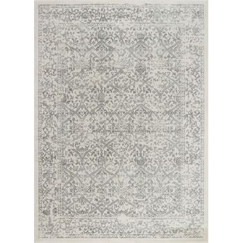 Alfombra Vintage Oriental Blanco/gris 120x170cm Margaux