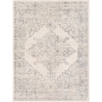 Alfombra Vintage Oriental Blanco/gris 140x200cm Ceren