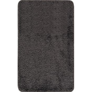 Alfombra De Baño Antideslizante Lavable Gris 80x50cm June