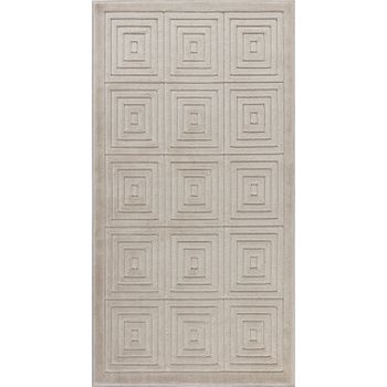 Alfombra Escandinava Moderna Interior/exterior Beige 80x150cm Sakura