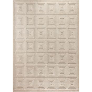 Alfombra Escandinava Moderna Interior/exterior Beige 160x220cm Sakura