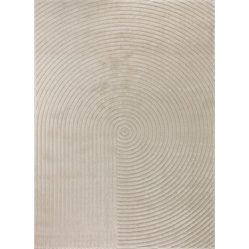 Alfombra Escandinava Moderna Interior/exterior Beige 120x170cm Emiko