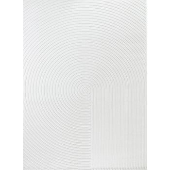 Alfombra Escandinava Moderna Interior/exterior Blanco 160x220cm Emiko