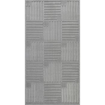 Alfombra lavable ANDRE 1065 Marco vintage antideslizante - gris / oro - Alfombras  lavables