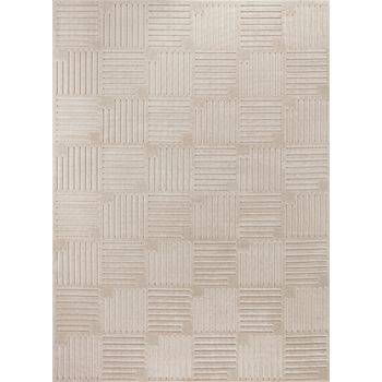 Alfombra Escandinava Moderna Interior/exterior Beige 120x170cm Midori