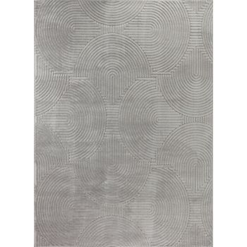 Alfombra Escandinava Moderna Interior/exterior Gris 200x275cm Reyko