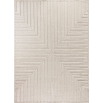 Alfombra Escandinava Moderna Interior/exterior Beige 120x170cm Kiyoshi