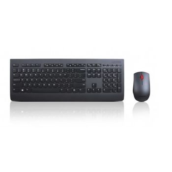 Lenovo - 4x30h56823 Teclado Rf Inalámbrico Español Ratón Incluido Negro