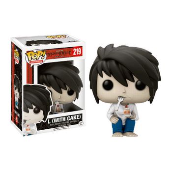 Figura Pop! Vinyl Death Note L With Cake