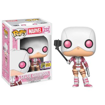 Figura Vinyl Pop! Marvel Selfie Gwenpool Sdcc 2017 Exclusive