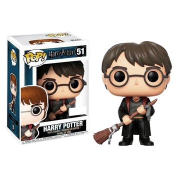 Figura Funko Pop! Harry Potter With Firebolt & Feather 10cm