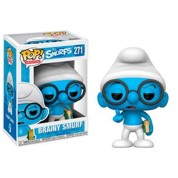 Figura Pop! Vinyl The Smurfs Brainy Smurf