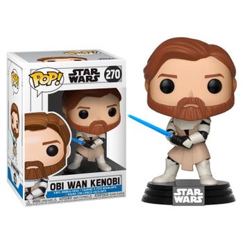 Figura Pop Star Wars Clone Wars Obi Wan Kenobi En Preventa (salida 28/09/2018)