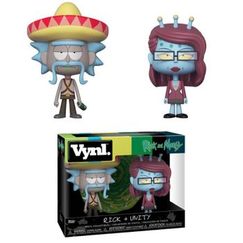 Figuras Vynl Rick &#38; Morty Rick Sombrero &#38; Unity