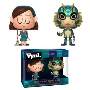 Figuras Vynl Shape Of Water Elisa & Amphibian Man