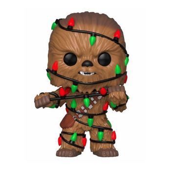 Figura Pop Star Wars Holiday Chewie With Lights