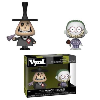 2 Figuras De Funko Vynl Disney: La Extraña Navidad Del Sr. Jack - El Alcalde Y La Abuela