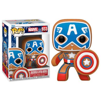 Funko Pop Marvel Navidad Galleta Jengibre Capitan America 50657