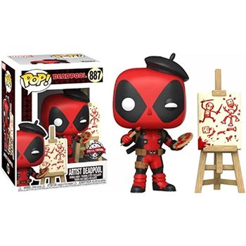 Funko Pop! Deadpool Artista Deapool Edición Especial (887)