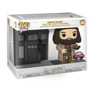 Funko Pop Fun58134 The Leaky Cauldron Con Hagrid Harry Potter Deluxe