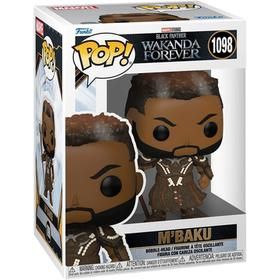 Figura Funko Pop Marvel Nero Panther Wakanda Forever - M'bak