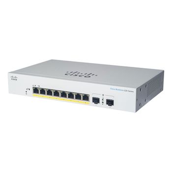Switch Cisco 10 Puertas Gigabit Ethernet Sfp Administrado Blanco (cbs220-8t-e-2g-eu)