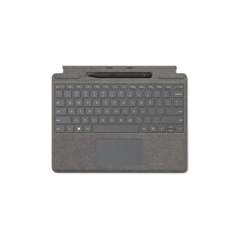 Microsoft Signature With Slim Pen 2 Platino Microsoft Cover Port Qwerty Inglés Del Reino Unido