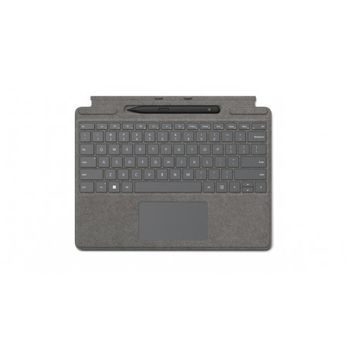 Microsoft - Signature With Slim Pen 2 Platino Microsoft Cover Port Qwerty Español