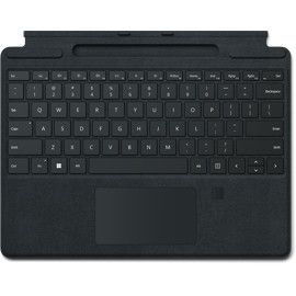 Microsoft Surface Pro Signature Keyboard With Fingerprint Reader Negro Microsoft Cover Port Qwerty Italiano