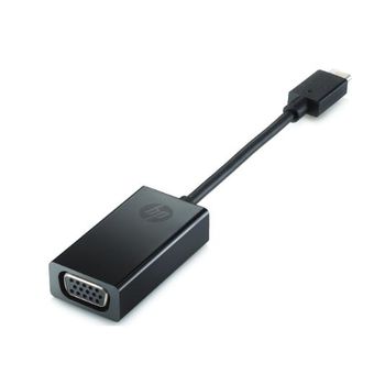 Hp Adaptador De Monitor Usb-c A Vga De, Usb-c, Vga, Negro