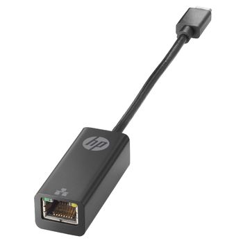 Hp Adaptador Usb Tipo C A Rj45, Usb Type-c, Rj-45, Macho/hembra, Negro