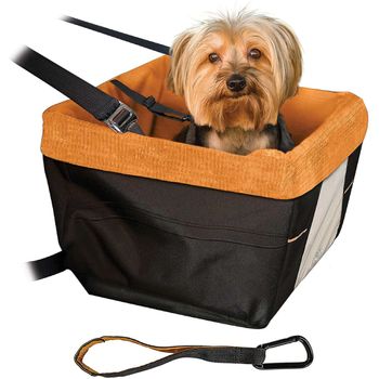 Asiento Elevador Para Perros Skybox Negro Y Naranja Kurgo