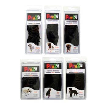 Botas Pawz Perro 12 Unidades Negro Talla S