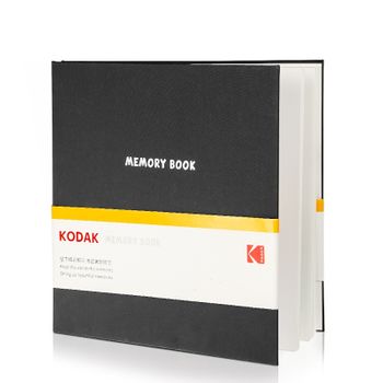 Kodak - Álbum De Fotos Con 20 Páginas Adhesivas, Formato 32.5x33cm, Negro - 9891312