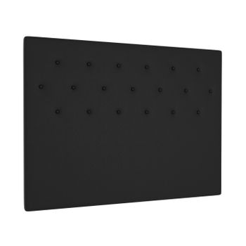 La Web Del Colchon -cabecero Tapizado Melania Para Cama De 90 (100 X 120 Cms) Negro