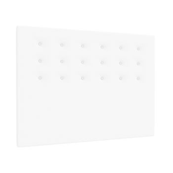 La Web Del Colchon -cabecero Tapizado Miconos Para Cama De 90 (100 X 120 Cms) Blanco