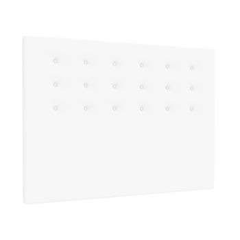 La Web Del Colchon -cabecero Tapizado Miconos Para Cama De 80 (90 X 120 Cms) Blanco