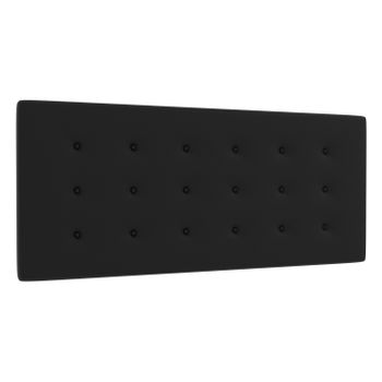 La Web Del Colchon -cabecero Tapizado Miconos Para Cama De 105 (115 X 70 Cms) Negro